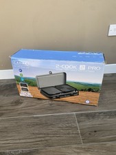 Double Camping Campervan Gas Stove BBQ Grill - CADAC 2-Cook 2 Pro Deluxe