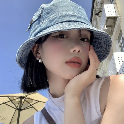 Denim bucket hat vintage - denim,