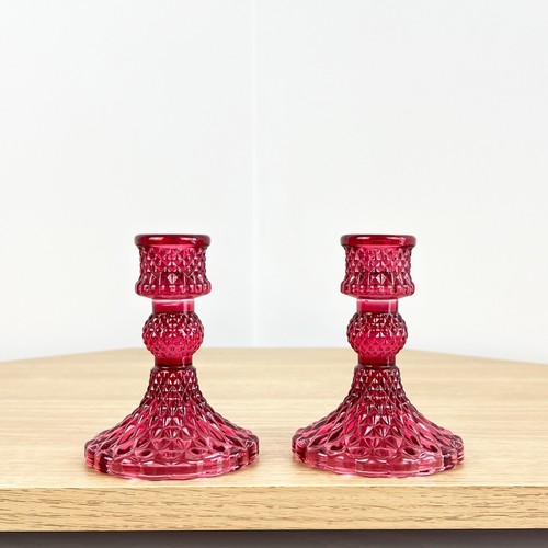 Candle holders set pink - holders, of