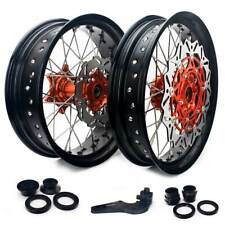 17" Supermoto Wheels Rims for KTM 125 250 300 400 450 525 EXC SX SXS-F XC-F XC-W