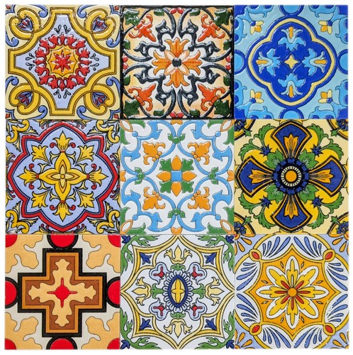 Set multi colour moroccan - set, of