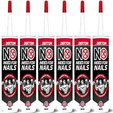 Dekton No More Nails Multipurpose Grab Adhesive Mastic Glue Strong Bond 290ml
