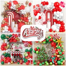 Merry Christmas Balloon Garland Arch Kit Set Latex Ballon Party Xmas Decoration