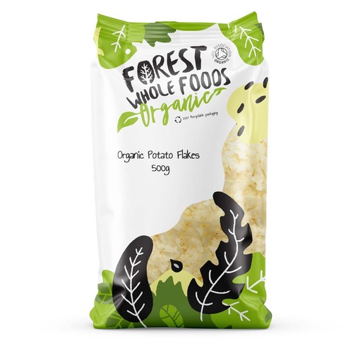 Organic potato flakes forest - potato,