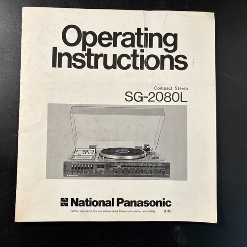 National panasonic 2080l - national,