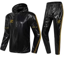 Sauna Sweat Suit Boxing Weight Loss Fitness Rugby Gym Football Mma Yoga 