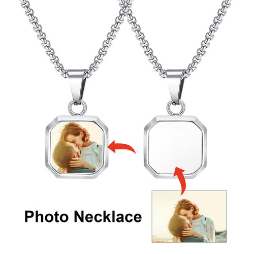Personalised photo necklace - personalised,