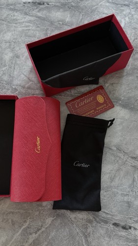 Cartier sunglasses box and - sunglasses,