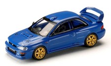SUBARU Impreza (22B) STI Version (GC8)  - Carbon blue - Hobby Japan 1:64