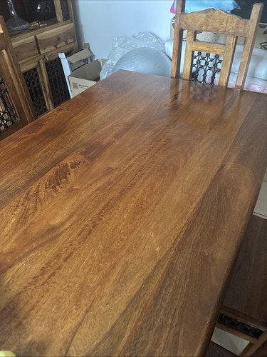 Rosewood sheesham dining table - rosewood,