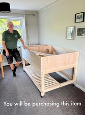 tortoise table with a stand