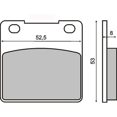 Rear brake pads - rear, suzuki