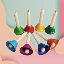 8x Hand Percussion Bells 8