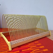 Vintage Retro 60s 70s German Wooden Polydor Record Stand Vinyl Rack Holder