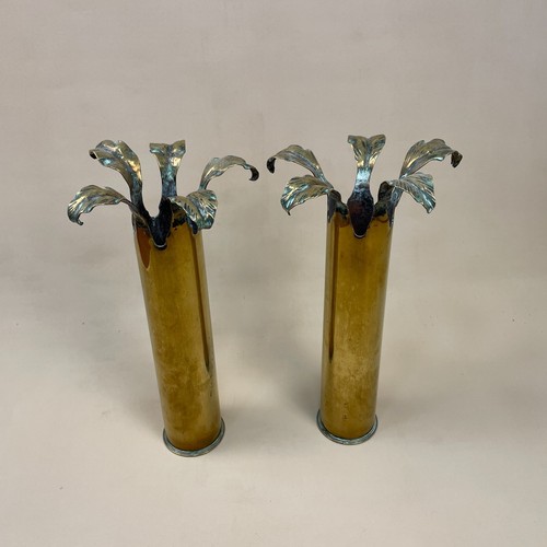 Trench art brass - art, cases