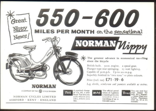 Modern advertising postcard - modern,