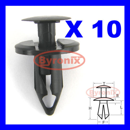 Atv fender arch clips quad - fender,