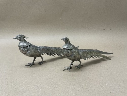 Pair silver plated - plated, table
