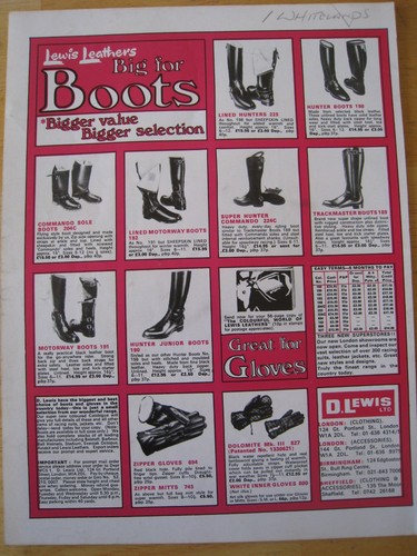 Lewis leathers big for boots - leathers,
