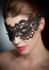 Lace Masquerade Eye Mask BLACK