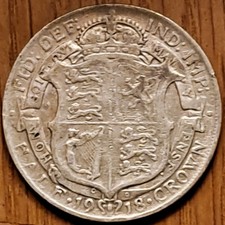 1918 King George V Half Crown