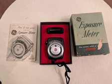 General Electric Light Exposure Meter - Vintage Photography Equipment 