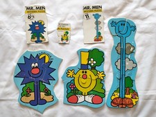 Vintage Mr Men Wooden Puzzles