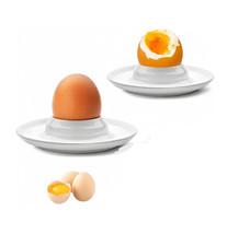4 x Egg Cup Set Breakfast Boiled Eggs Novelty egg holder Kitchen Home Food