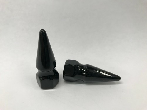 Black lowrider spike axle - black,