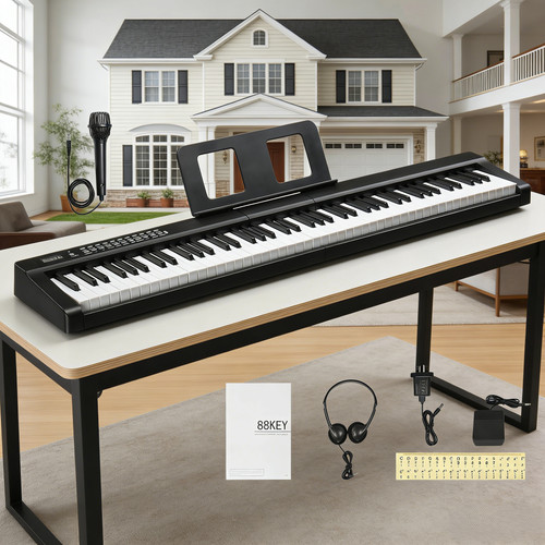 Glarry key semi weighted - glarry, 88