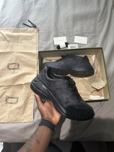 Gucci rhyton black supreme - black,