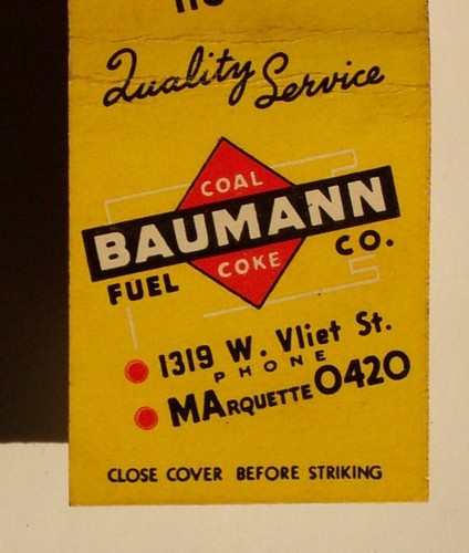 1940s baumann fuel coal - 1940s,