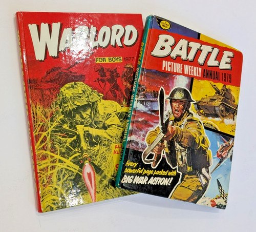 Vintage war comic annuals - comic,