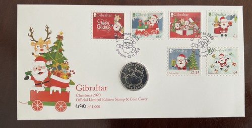 Gibraltar christmas 2020 50p - gibraltar,