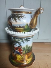 Antique 19th Century Paris French Porcelain   Teapot Warmer