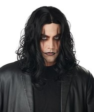 Gothic Dark Avenger Crow Rock Star Adult Wig