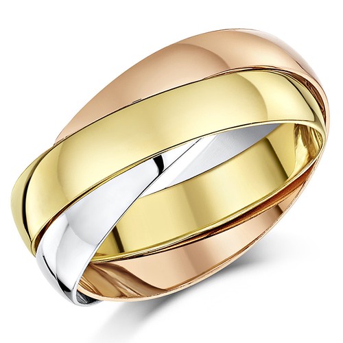 9ct russian wedding ring - 9ct,