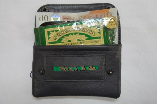 Soft leather tobacco pouch - soft,