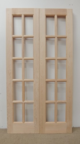 French door pair external - french,