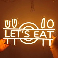 Let's Eat Led Neon Light Sign