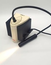 Leica L2 microscope cold light source PN 10446385 with light guide, spare bulb!!