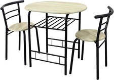 3 pcs Dining Table & Chairs