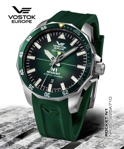Vostok europe rocket watch - n1,