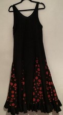 Flamenco Authentic Stunning Black/ Red Dress ( Size XL )