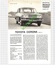 Toyota Corona Car Review  - 1966  Article