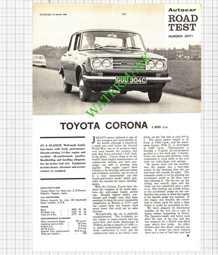 Toyota corona car review - corona,