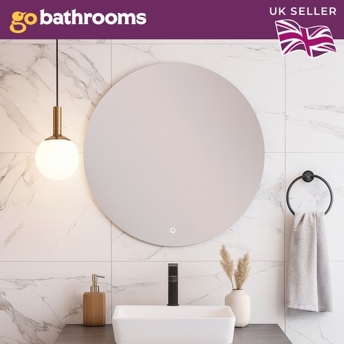 Round led bathroom mirror - round, with