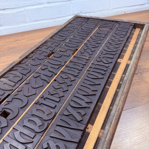 Antique wooden letterpress - wooden,