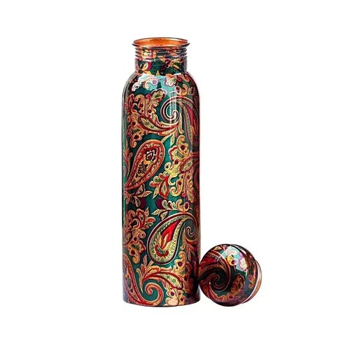 Pure copper water bottle - copper, |
