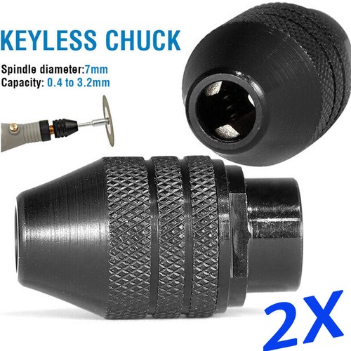 2pcs 2mm multi chuck - 0.4-3.2mm,